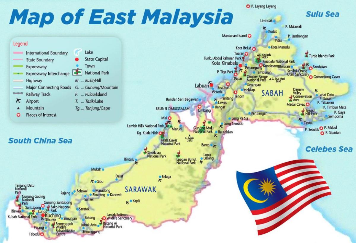aeroports a malàisia mapa