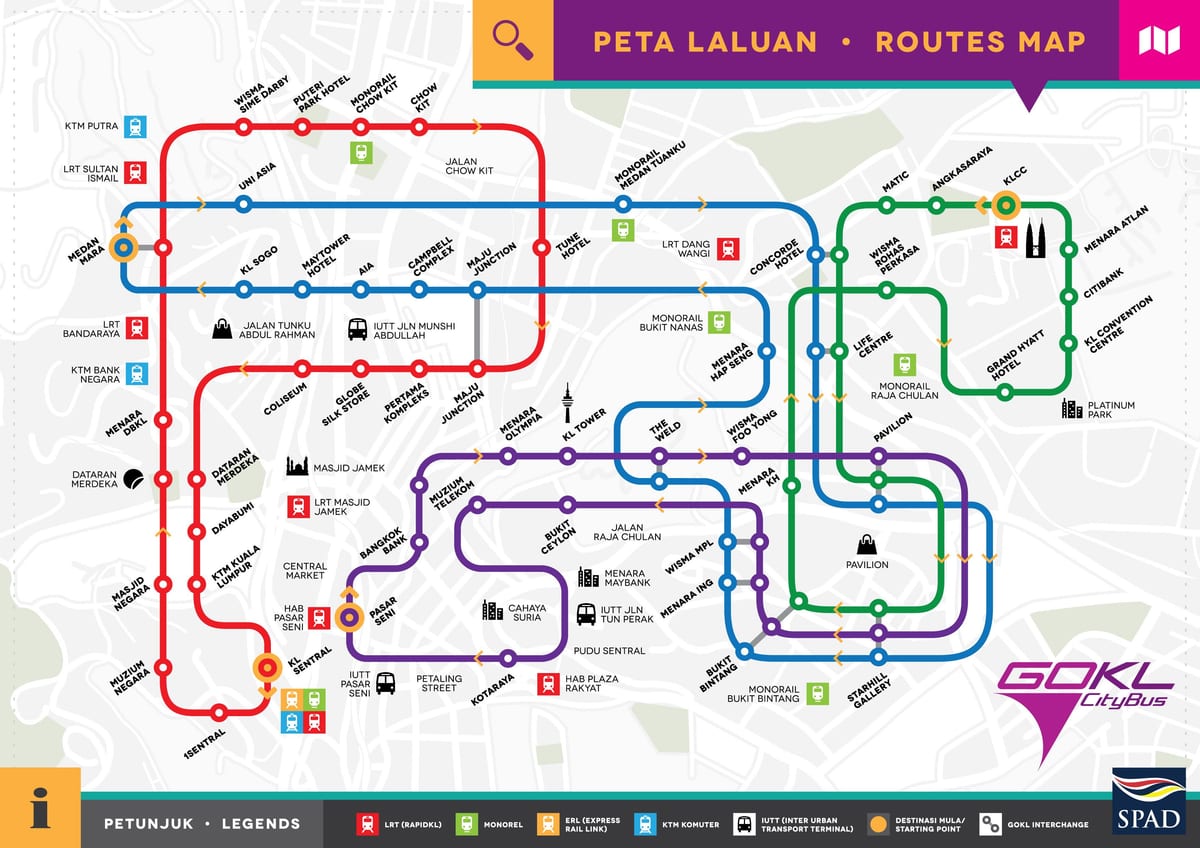anar kl bus de ciutat mapa de rutes