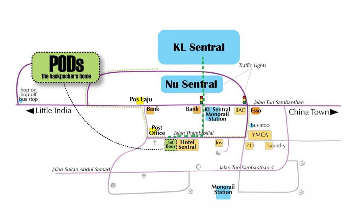 kuala lumpur estació d'autobusos mapa