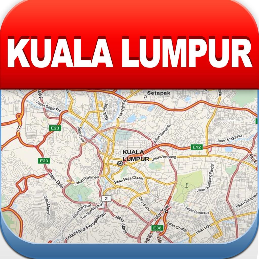 Mapa de kuala lumpur fora de línia