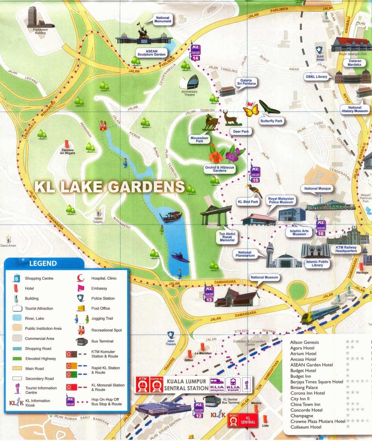 llac jardí kuala lumpur mapa