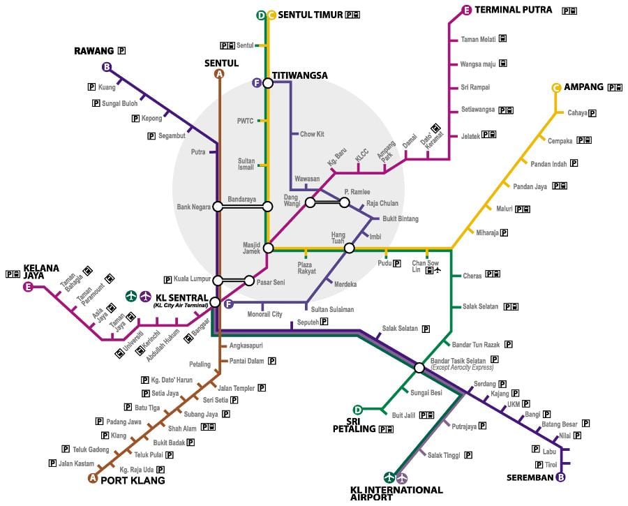 putra lrt estació mapa