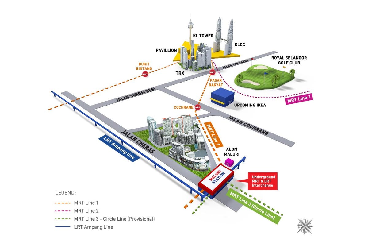 titiwangsa lrt estació mapa