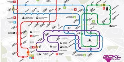 Anar kl autobús urbà mapa