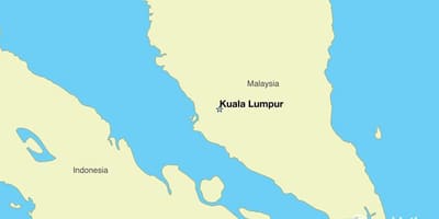 Mapa de capital de malàisia