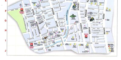 Mapa de carrer àrab kuala lumpur