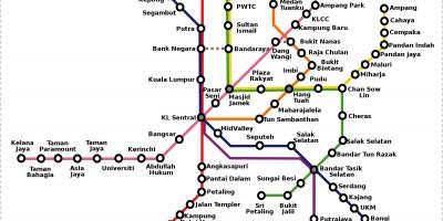 Malàisia metro mapa