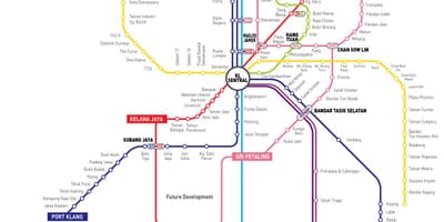 Kl sentral edifici mapa