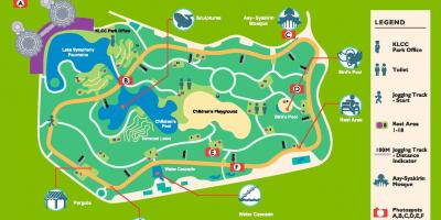 Mapa de klcc park