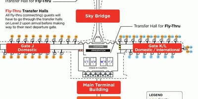 Klia terminal de l'aeroport mapa