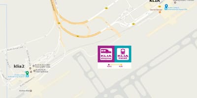 Klia trànsit mapa de rutes