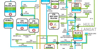 Kl autobús mapa