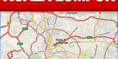 Mapa de kuala lumpur fora de línia