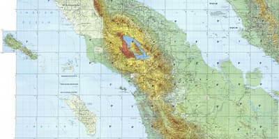 Mapa de kuala lumpur topogràfic