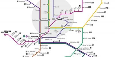 Putra lrt estació mapa