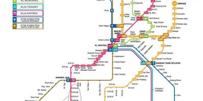 Subang jaya lrt mapa de rutes
