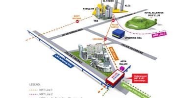 Titiwangsa lrt estació mapa