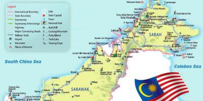 Aeroports a malàisia mapa