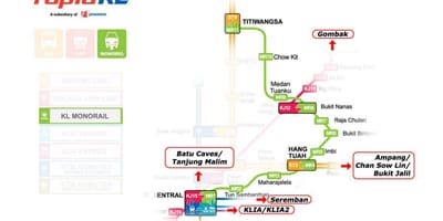 Lrt monorail mapa